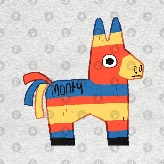 Monty the Pinata by doodledate